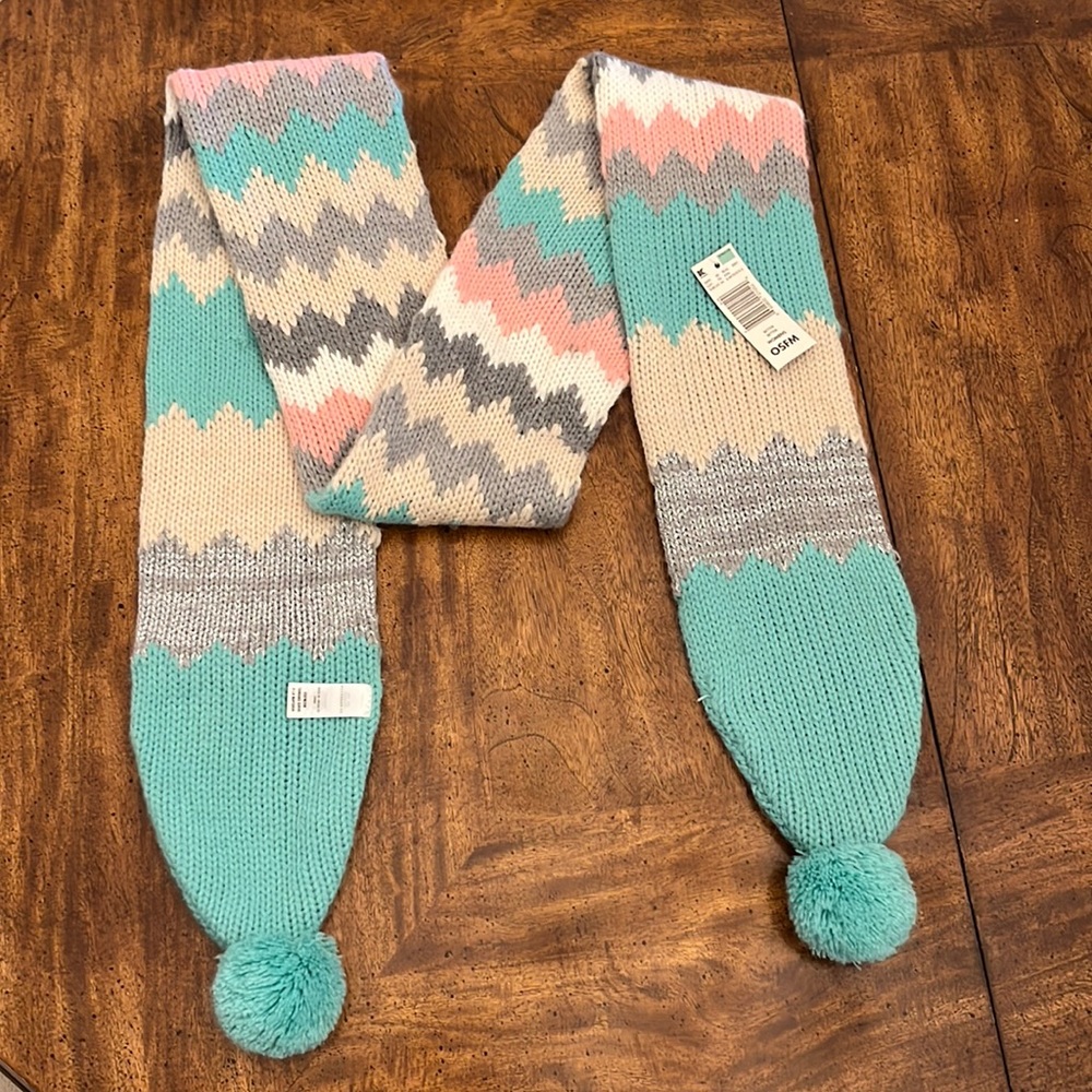 Multicolored Chevron Scarf